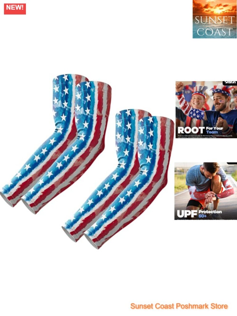 Cooling UV Sun Protection Sport Compression Arm Sleeves for Men Women UPF 50